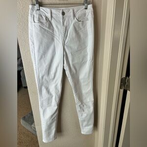 SO High Rise White Jeggings